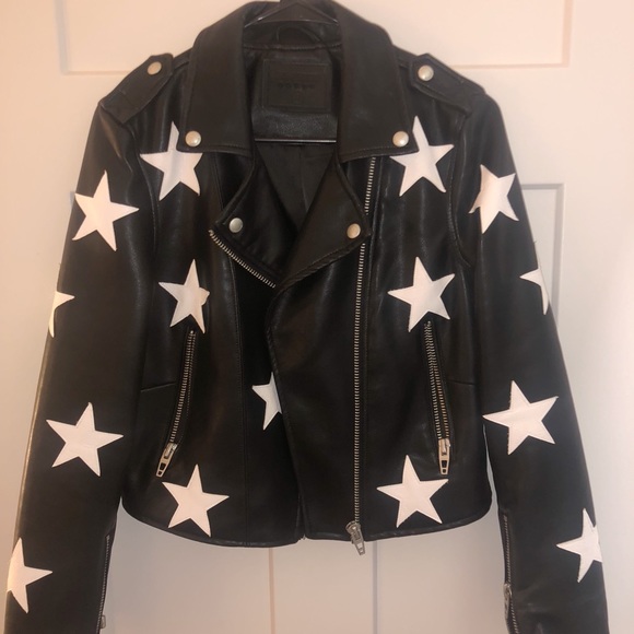 Blank NYC Jackets & Blazers - BlankNYC leather jacket with stars